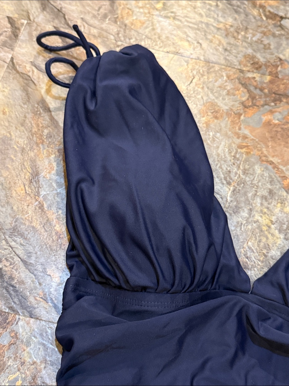 Women’s size 8 Navy One-Piece Swimsuit with Adjustable Straps - Picture 11 of 12